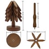 Wooden Tree Trivets for Hot Dishes - 4 Wooden Trivets