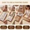6 Pcs Welcome Stencils for Painting on Wood Doormat