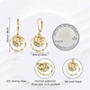 StyleJella Hypoallergenic Bohemian Disc Leverback Dangle Earrings for Women -