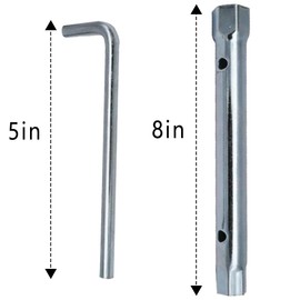 TBESEVENXT 19576S Spark Plug Wrench 8-Inch 5/8" & 13/16" Spark Plugs Removal Tool Compatible with B-riggs S-tratton Engines Replaces 19374S/19374/690966/19576/19576S