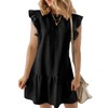 Acelitt Womens Casual Fashion Trendy 2025 Summer Sleeveless Crewneck Babydoll