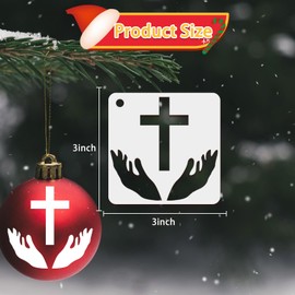 Augshy Christmas Nativity Stencils, 56 Pack Christmas Stencils for Painting on Wood DIY Nativity Scene Stencils for Painting Scrapbooking Drawing Wall Floor Decor DIY Rock Painting Art Projects (3 Inch)