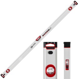 Kapro - 705 Eagle Box Level - OPTIVISION & Plumb Site - Features 2% Gradient, Acrylic Vials, and Wall-Grip - For Masonry and Concrete Jobs - VPA Tested - 72 Inch