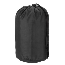 YELARXI Stuff Sack, Nylon Waterproof Storage Sacks Portable Drawstring Dry Stuff Bag Gear Organization with Toggle, 7x13Inch Fit for Backpacking Camping Traveling Hiking(Black)