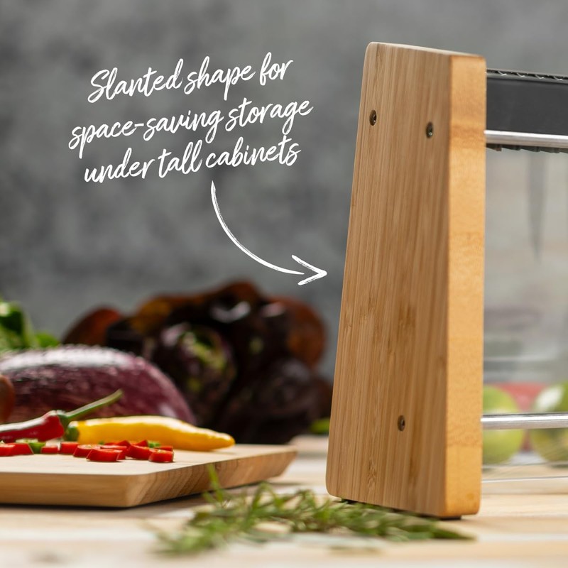 KUHN RIKON ICED Bamboo Knife Block empty