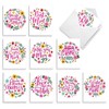 The Best Card Company 20 Assorted Mother's Day Notecards Boxed