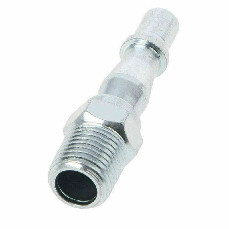 10 Pcs Air Line Connectors - 1/4" BSP Stainless Steel