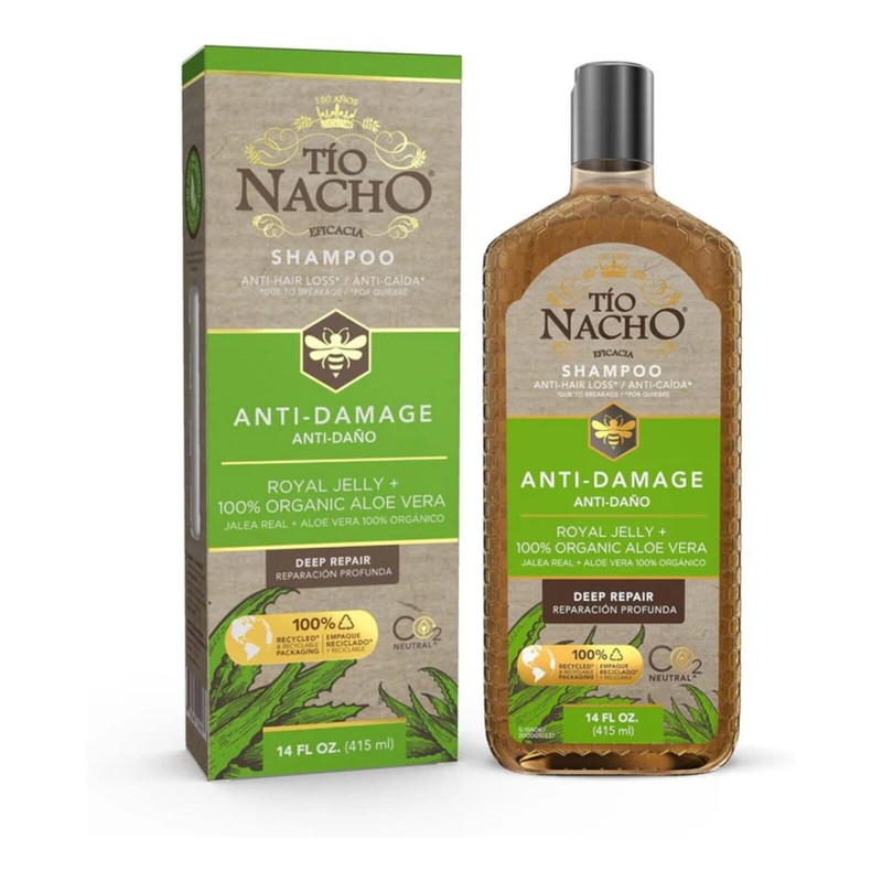 Tio Nacho Shampoo Anti-Damage Royal Jelly + Organic Aloe Vera,