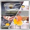 Egg White Separator Stainless Steel Egg Yolk Separator Divider Filter