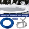 131ft Pool Cover Cable and Winch Kit Pool Covers for