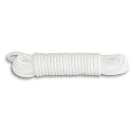 Chapuis GB Polypropylene Braided Cord Maximum Load - Resistance à la Rupture Approx 150kg - Diameter 3mm - Length 10m - White