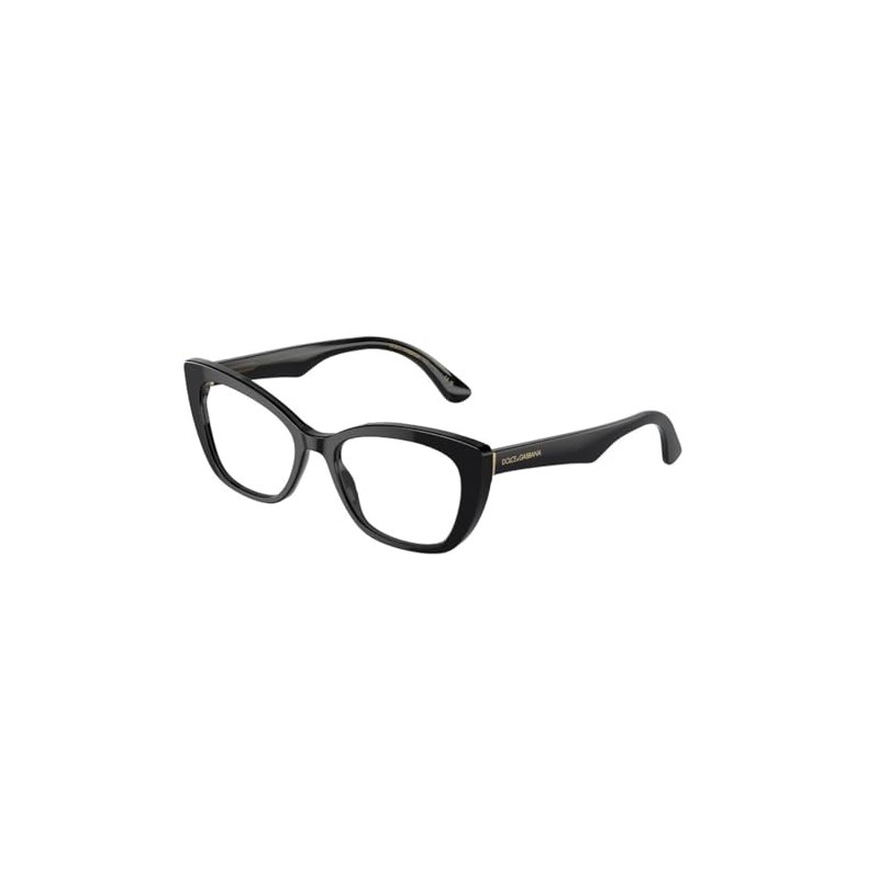 Dolce & Gabbana Eyeglasses DG 3360 3246 Black/Transparent Grey