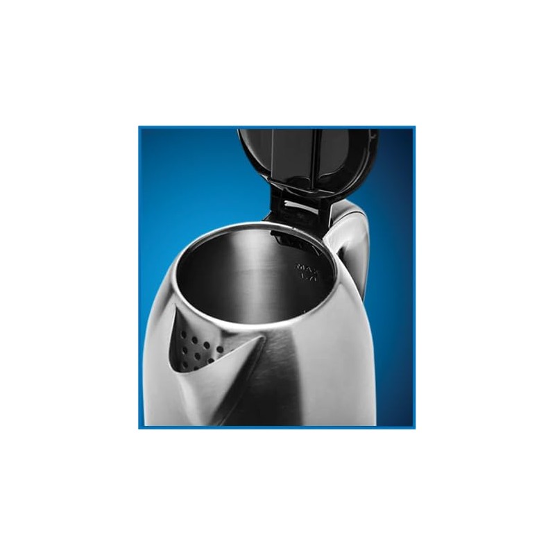EUROSTAR EKS170SS 1.7L Stainless Steel Electric Kettle, Black