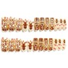 Dreaming Of Gingerbread Glossy Medium Square Press On Nails -