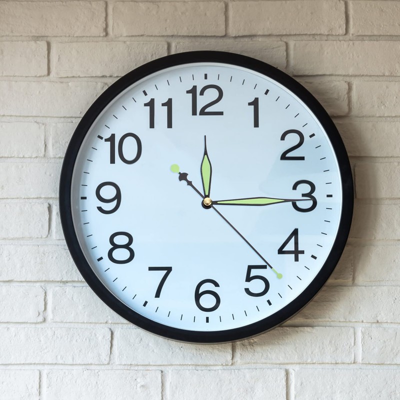 Glow in The Dark Clock Hands: 10 Sets Clock Mechanism