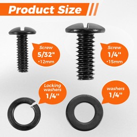 Grill Screws Replacement Kit, Compatible with Pit Boss PB1000SC1, PB1000SC2, PB1000XL, PB1000SP Grills, Includes Screw Set 1/4'' *15mm(24pcs), Screw 5/32" *12mm(14pcs)