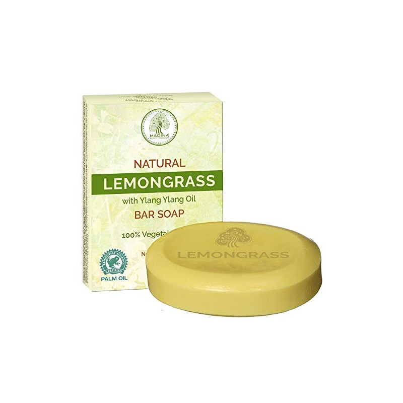 Madina 100% Vegetable Base Soap 12 bars (Lemongrass)