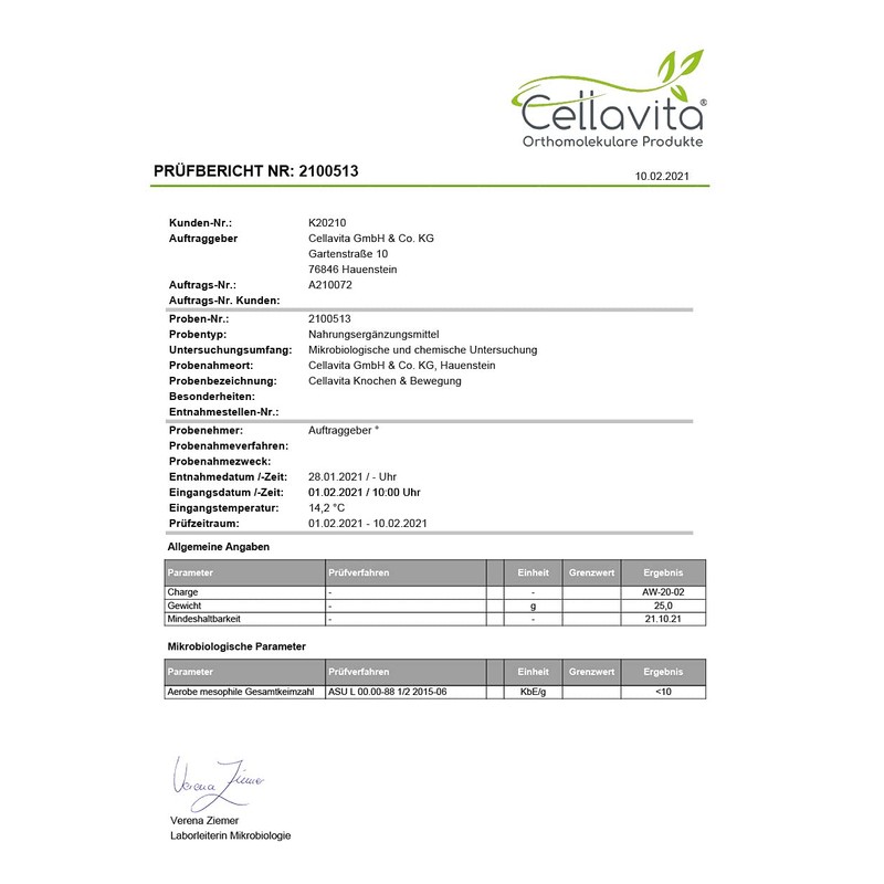 Cellavita l Bone & Movement (EAW) Eggshell Membrane | Field