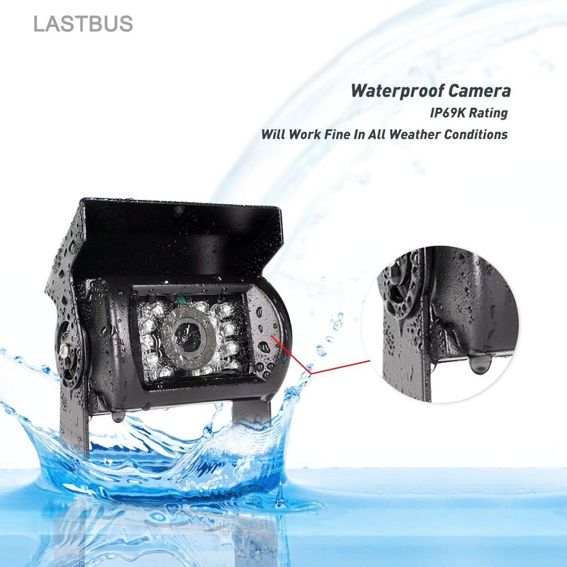 Backup Camera, Reversing Camera, Waterproof Night Vision Wide View Angle