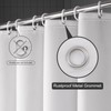 UFRIDAY Extra Long Shower Curtain Liner 72 x 82 inches,Waterproof