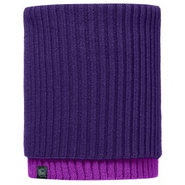 Buff Snud Neckwarmer Knitted, Blackberry, Adult One Size