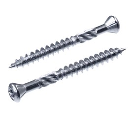 SECCARO Decking Screws 4.5 x 40mm A2 Stainless Steel Wood Screw with Cut Tip and Cutting Notch, TX/Hexalobular Socket (Pack of 200)