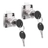 2 Pack Drawer Lock Cabinet Lock Wardrobe Desk Furniture Door