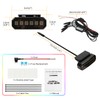 4PCS LED RGB Grille Lights, Universal Clip-On Front Grill Lights
