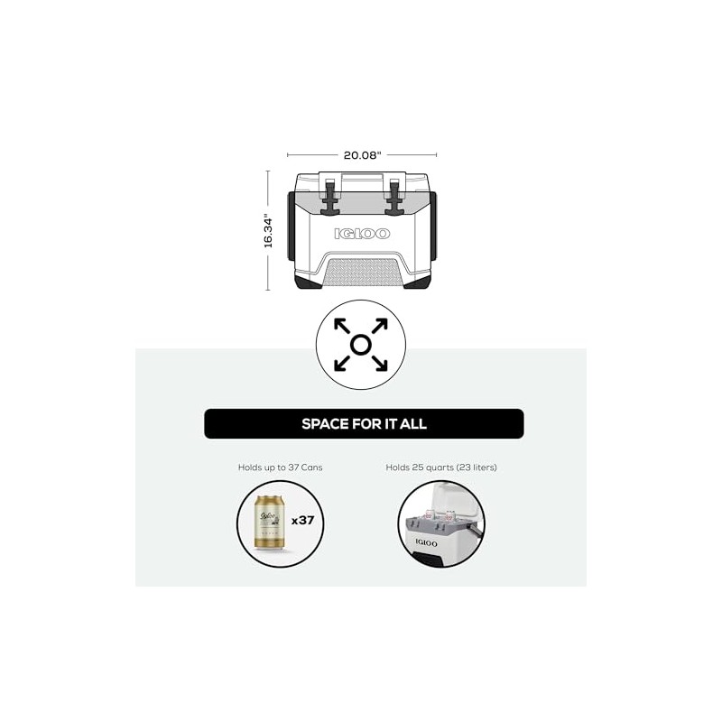 Igloo Heavy-Duty 25 Qt BMX Ice Chest Cooler with Cool