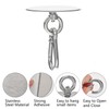 Sankoly 4 Pcs Self Adhesive Ceiling Hook Stainless Steel Pad