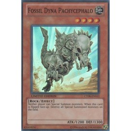 Yu-Gi-Oh! - Fossil Dyna Pachycephalo (CT08-EN012) - 2011 Collectors Tins - Limited Edition - Super Rare