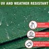 MYPURECORE Green Tarpaulin – Heavy Duty, Waterproof Cover Plastic Sheet