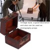 Portable Wooden Box Vintage, Firm Eco-Friendly Wooden Tool Box Vintage,