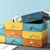 Desk top drawer stacked desk organizer desk mini drawer navy blue