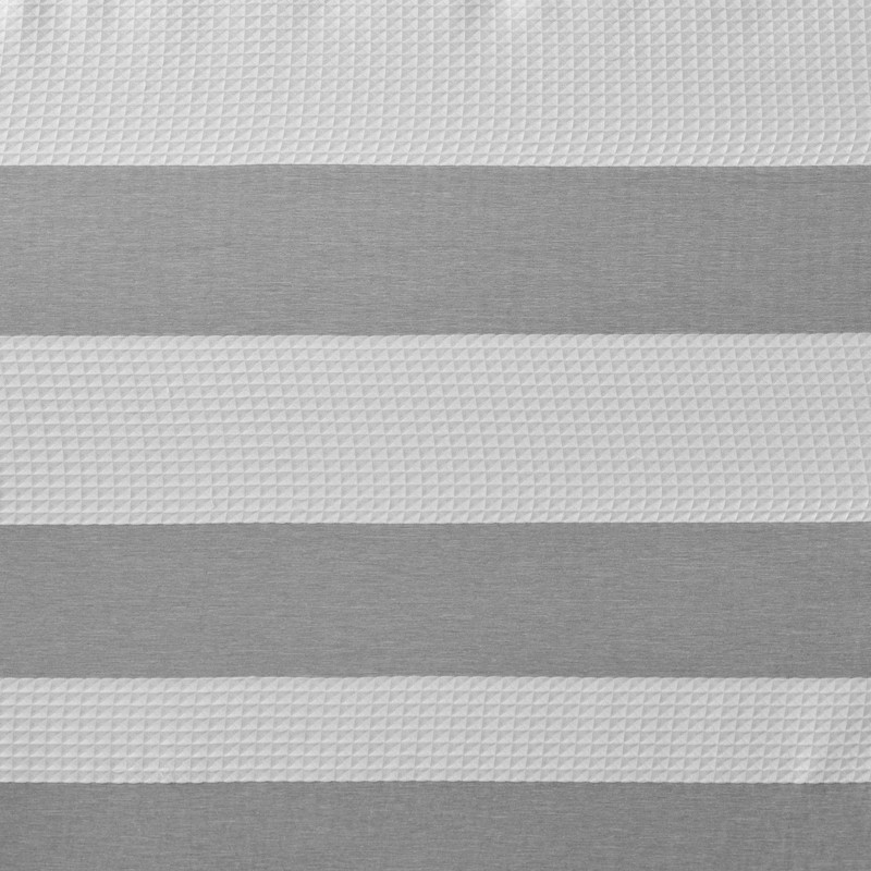 Madison Park MP70-1484 Spa Waffle Shower Curtain 72x72 Grey,72x72