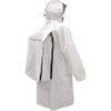 Koshin GK-218 H0236AV Rubber Raincoat White SS Hood Detachable Giant Killing Coat