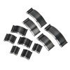 10pcs Leather Punch Incisive Thick Shallow Circle Shape High Carbon