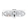 2/4Pcs Marine Stainless Steel 316 Cabin Door Flap Concealed Folding