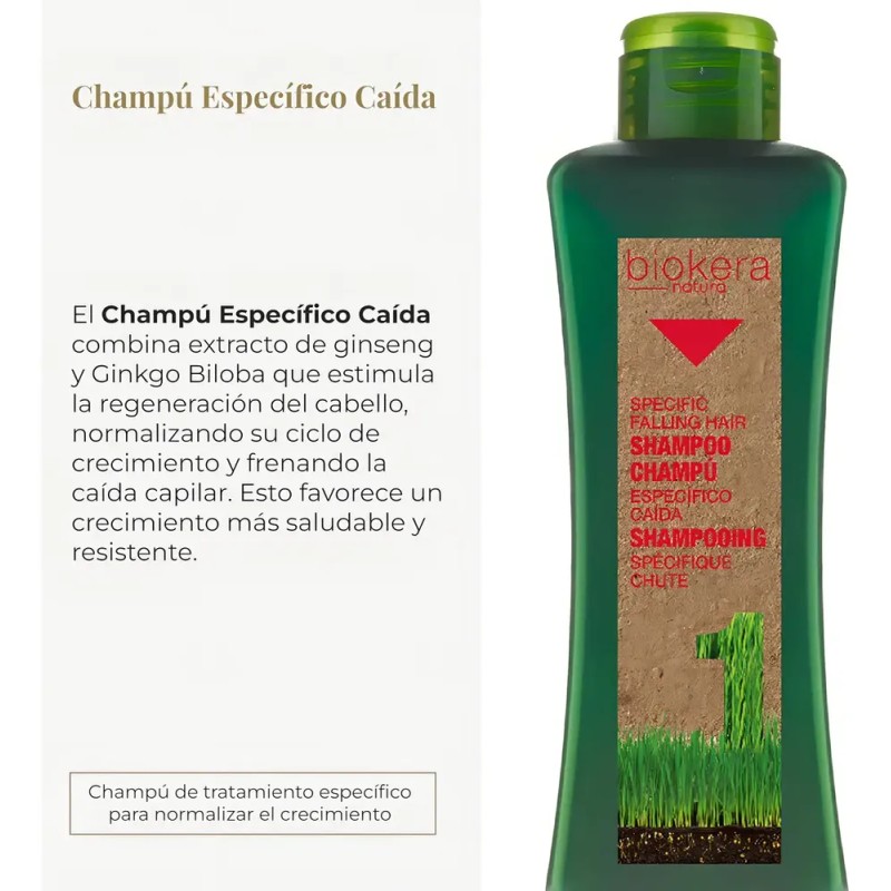 Salerm Biokera Natura Shampoo Anticaída 300ml