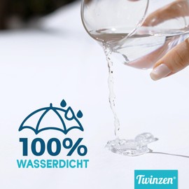 Twinzen - Mattress Protector 120 x 200 cm - Waterproof and Breathable Protection - Mattress Protector 120 x 200 cm