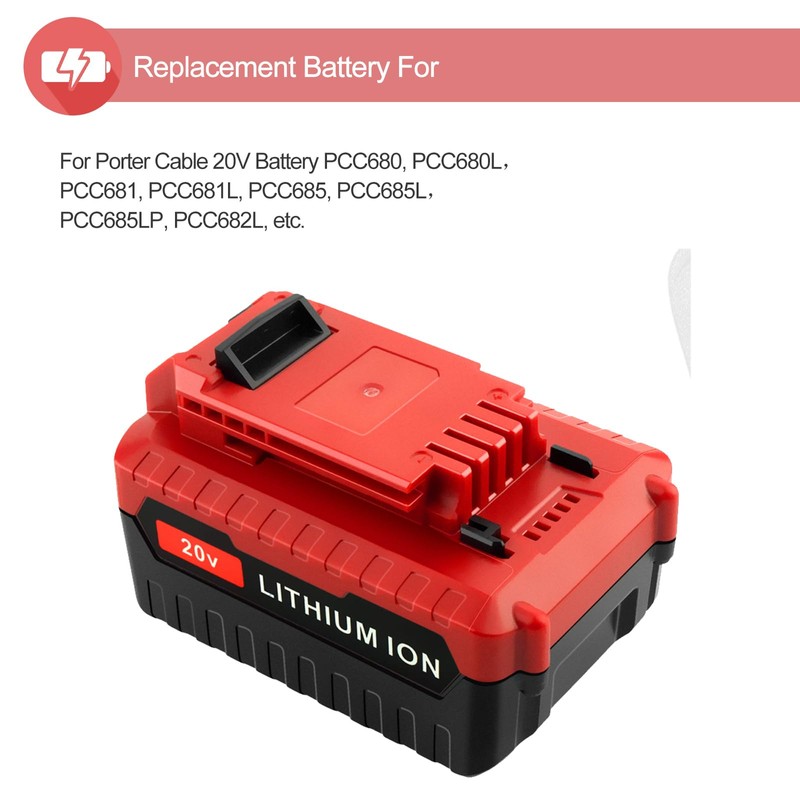 UGLOEY 20V PCC685L Battery Compatible with Porter Cable 20V Battery