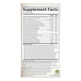 Garden Of Life Organics Multivitaminico Para Mujer 30tab Sfn Sin Sabor