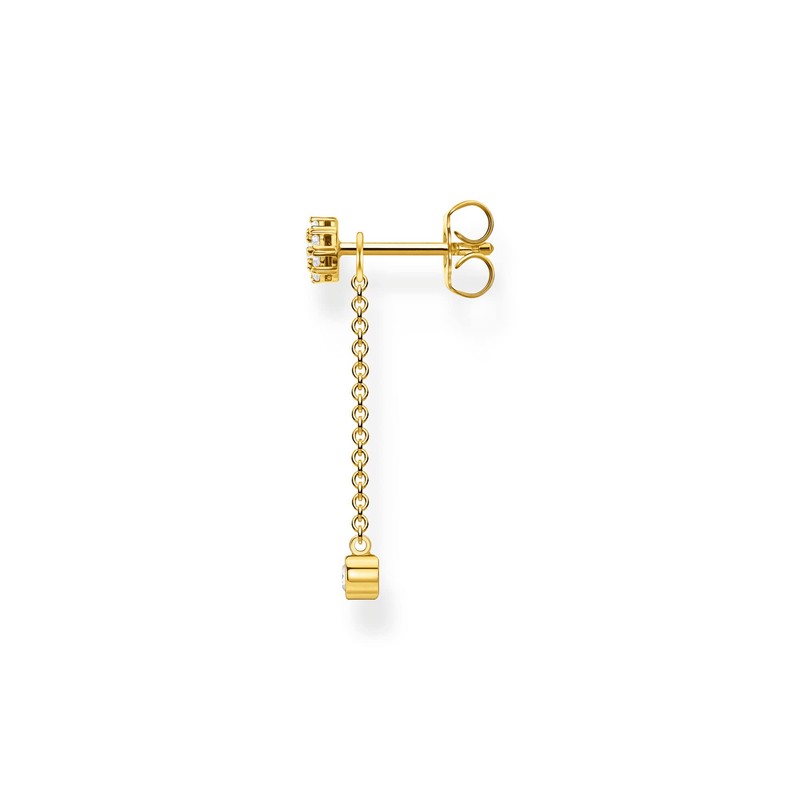Thomas Sabo H2237-414-14 Women's Single Earring Gold Zirconia 925 Sterling