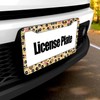 2Pcs Anime License Plate Frame Cute Soot Sprites Car Accessories