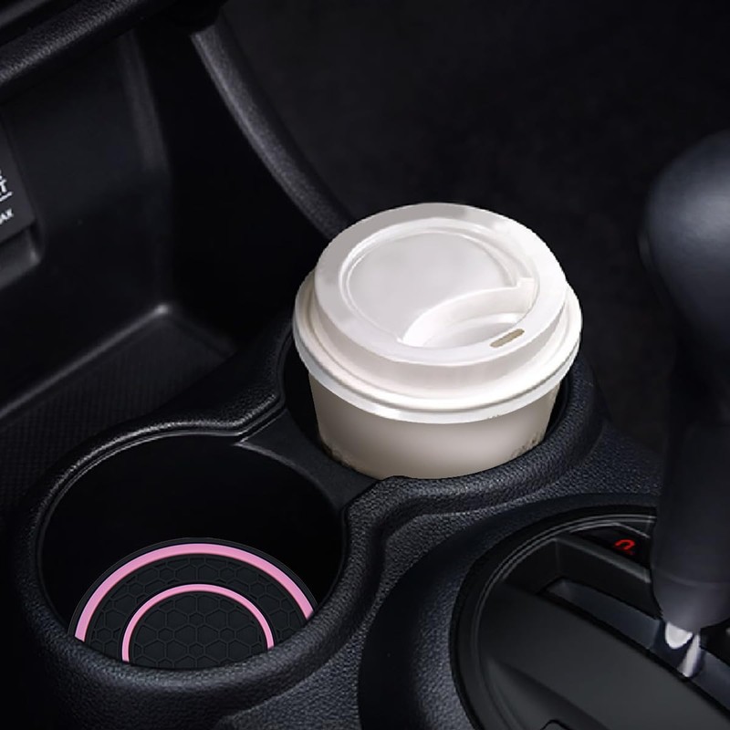 2 Pack Car Coasters for Cup Holder, 2.75 Inch Universal
