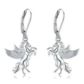 VENACOLY Horse Earrings for Women 925 Sterling Silver Horse Drop Earrings Horse Jewelry Gifts for Women
