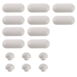 The Lord of the Tools 16PCS Toilet Seat Bumpers Set Universal Toilet Lid Cushions Pads Anti-Noise Replacement Seat Lid Buffers for Home Hotel Bathroom Toilet Seat and Toilet Lid Gray