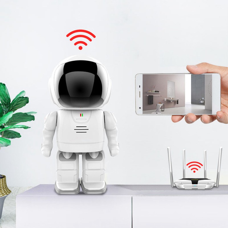 Wireless Surveillance Camera Security Monitor 1080P HD 360 Degree Night