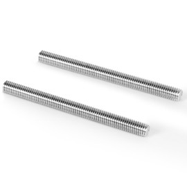 M10-1.5 x 200mm Fully Threaded Rod, Long Threaded Screw, 304 Stainless Steel 18-8, Right Hand Threads, 2 PCS