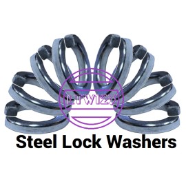 Unbranded/Generic (5Pcs) 9/16" Split Lock Washer  Zinc Plated